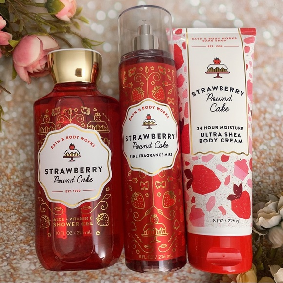 ‼️SOLD‼️Bath and body works strawberry pound cake - Picture 2 of 3